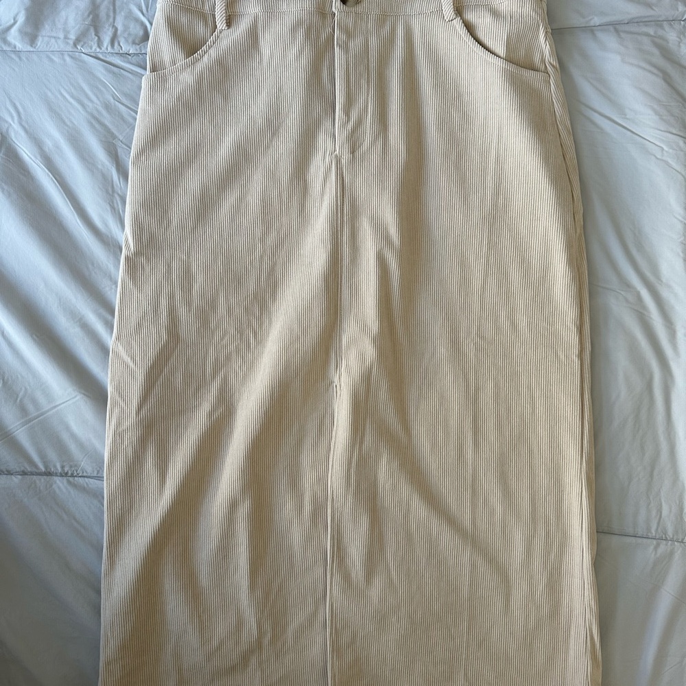 Midi Corduroy Skirt